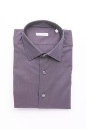 Burgundy Cotton Men Shirt