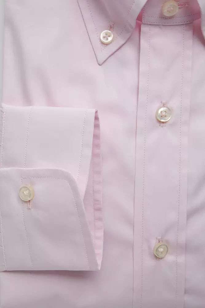 Chemise en coton rose