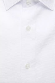 White Cotton Men's Shirt