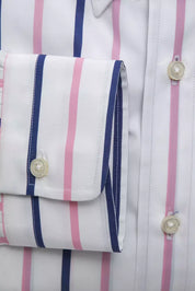 White Cotton Men Shirt