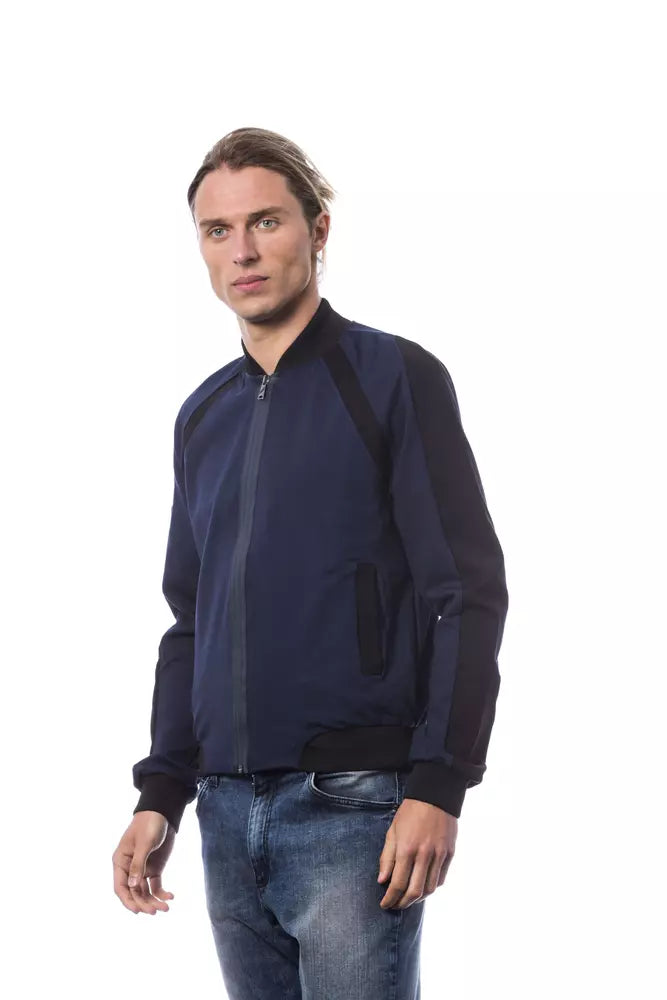 Blauer Viskosepullover