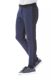 Jean et pantalon en viscose bleu