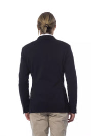 Blazer Bleu En Viscose