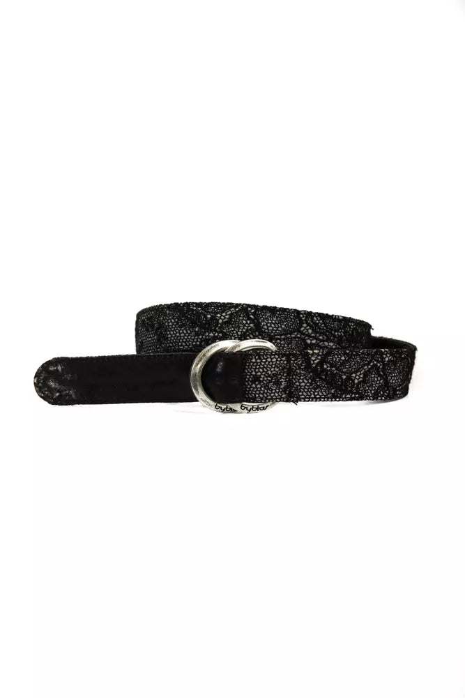 Ceinture en laine noire