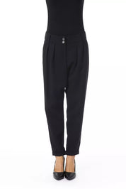 Jean et pantalon en polyester noir