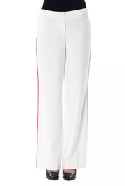 Jean et pantalon en polyester blanc