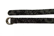 Ceinture en laine noire