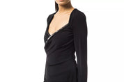 Black Viscose Women Top