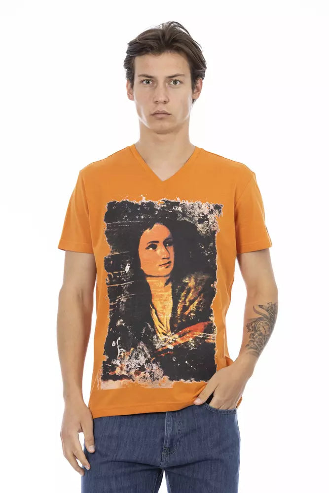 T-shirt en coton orange