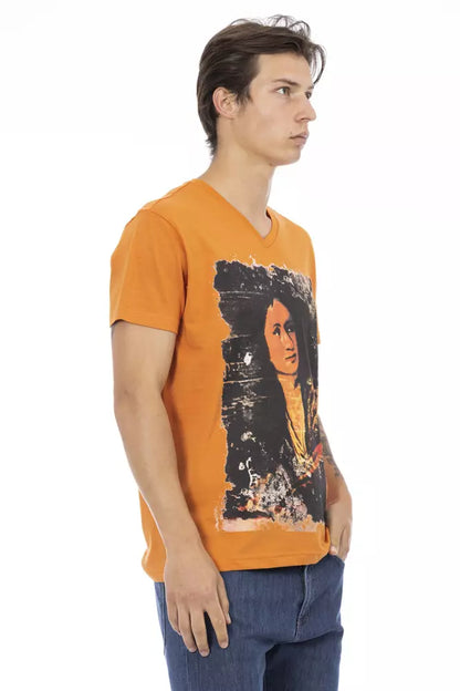 T-shirt en coton orange