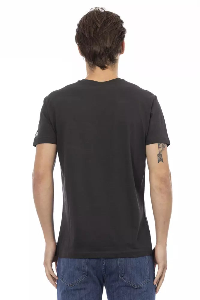 T-shirt en coton noir