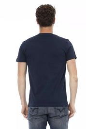 T-shirt en coton bleu