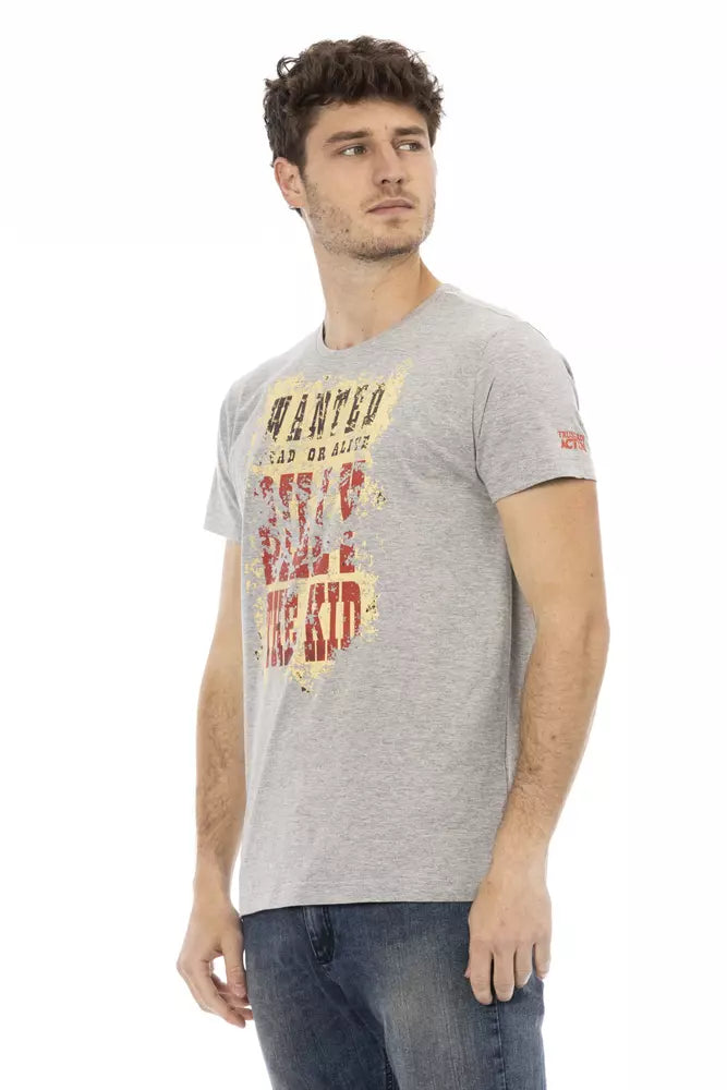 T-shirt en coton gris