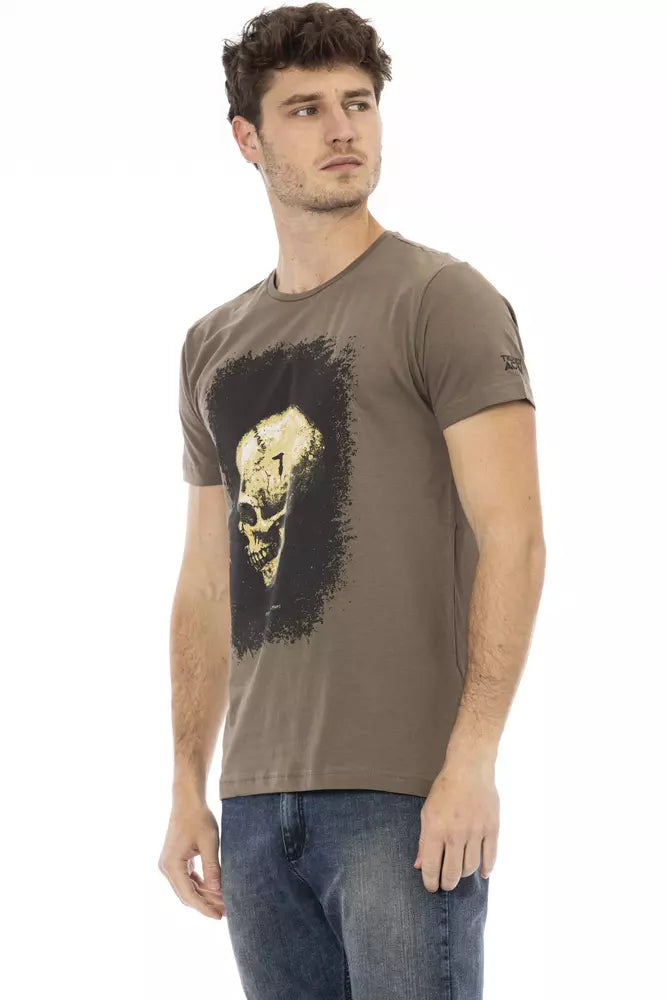 T-shirt en coton marron