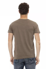 T-shirt en coton marron