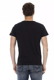 T-shirt en coton noir