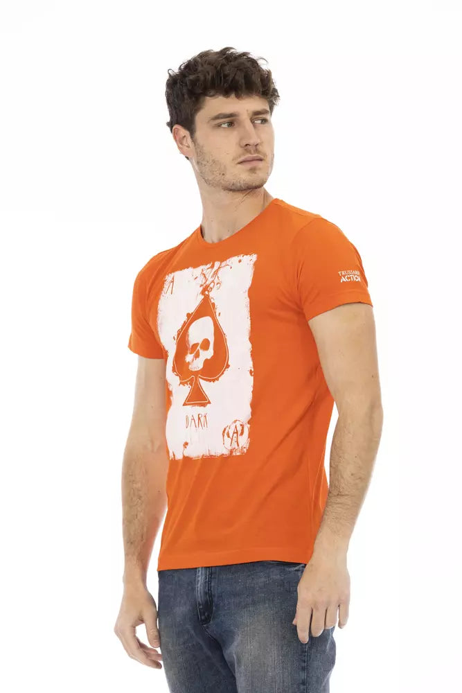 T-shirt en coton orange