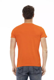 T-shirt en coton orange