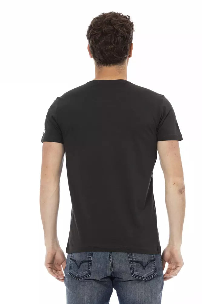 T-shirt en coton noir