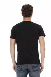 T-shirt en coton noir