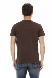 T-shirt en coton marron