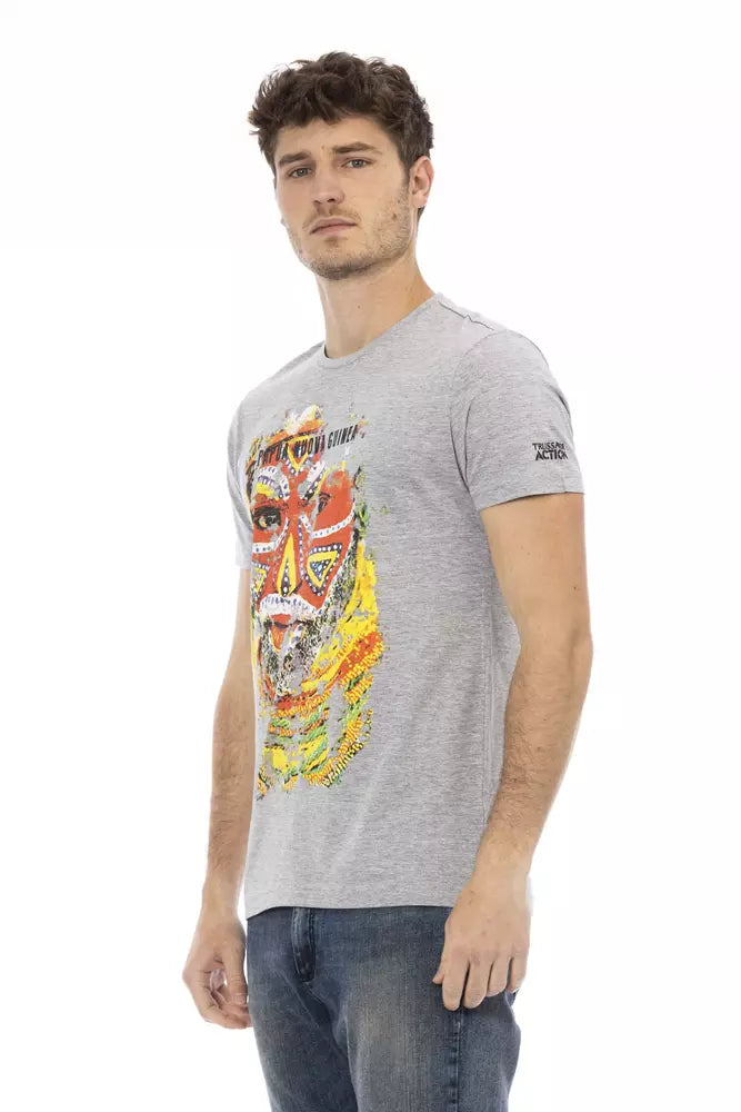 T-shirt en coton gris