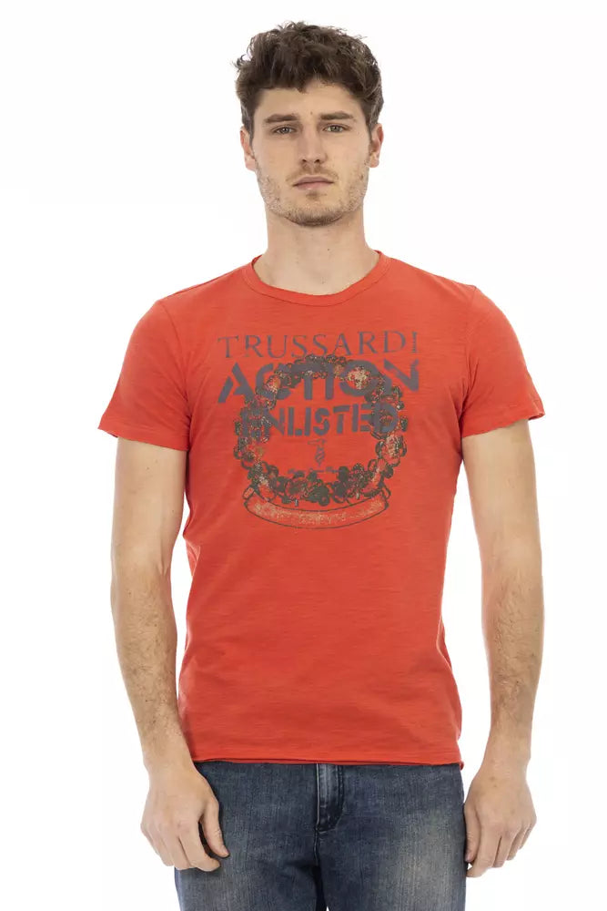 T-shirt en coton rouge