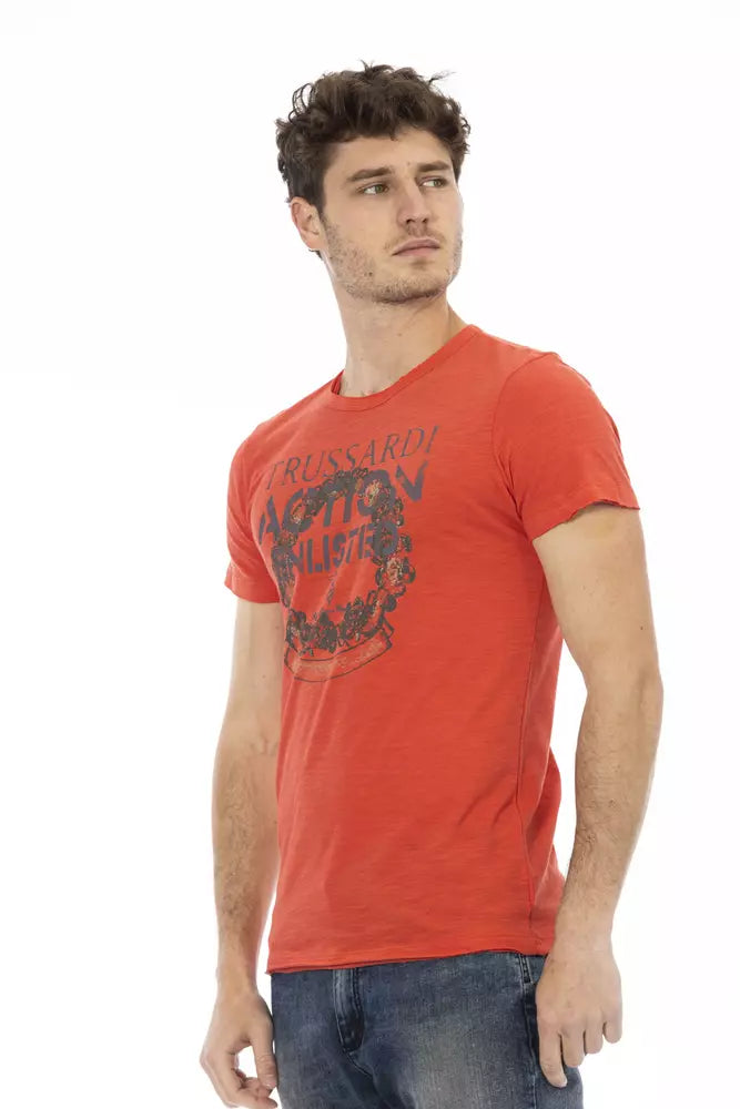 T-shirt en coton rouge