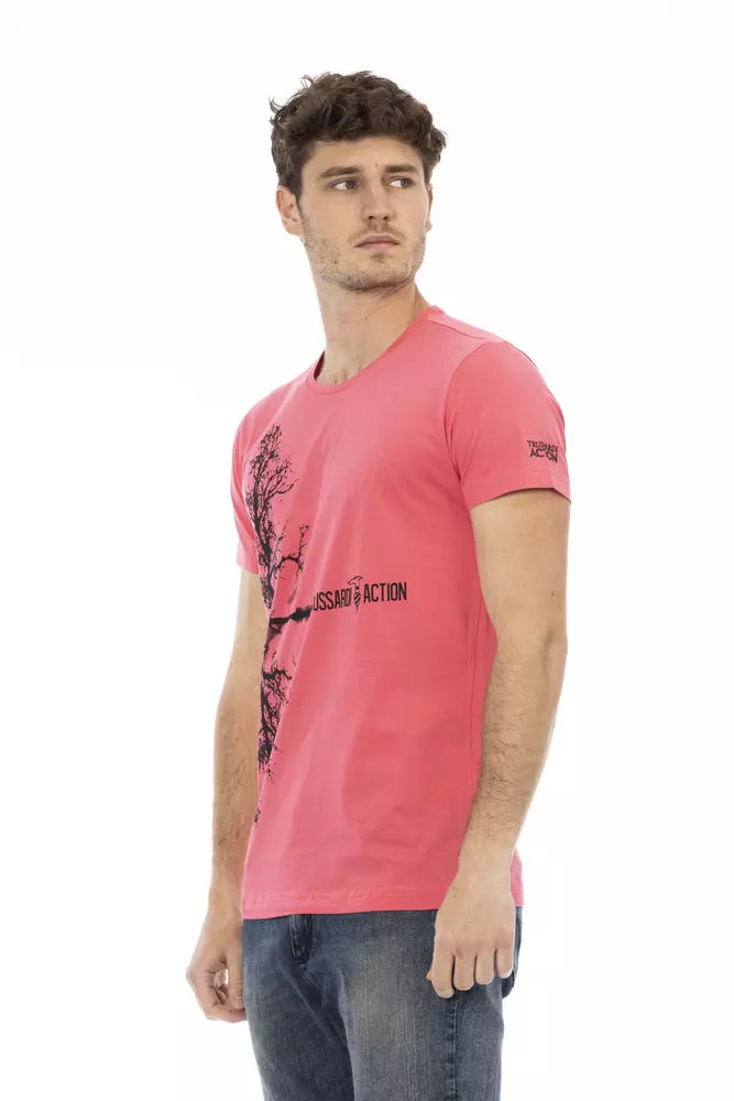 T-shirt en coton rose