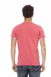 T-shirt en coton rose