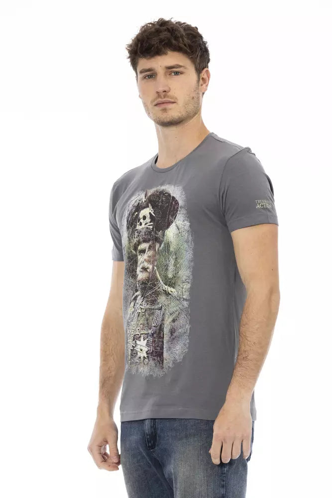 T-shirt en coton gris