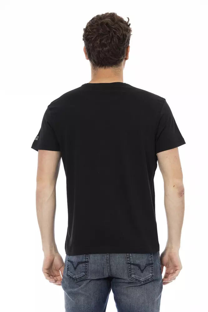 T-shirt en coton noir