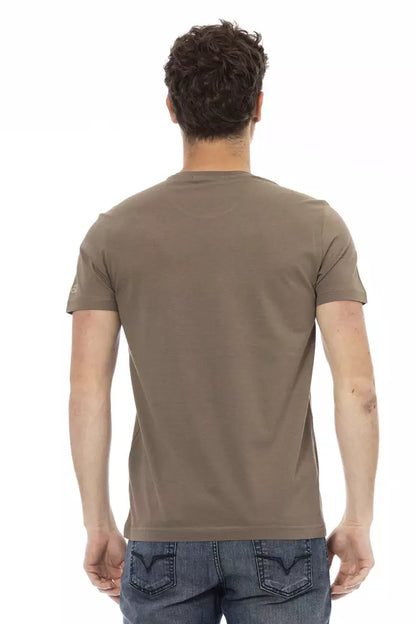 T-shirt en coton marron