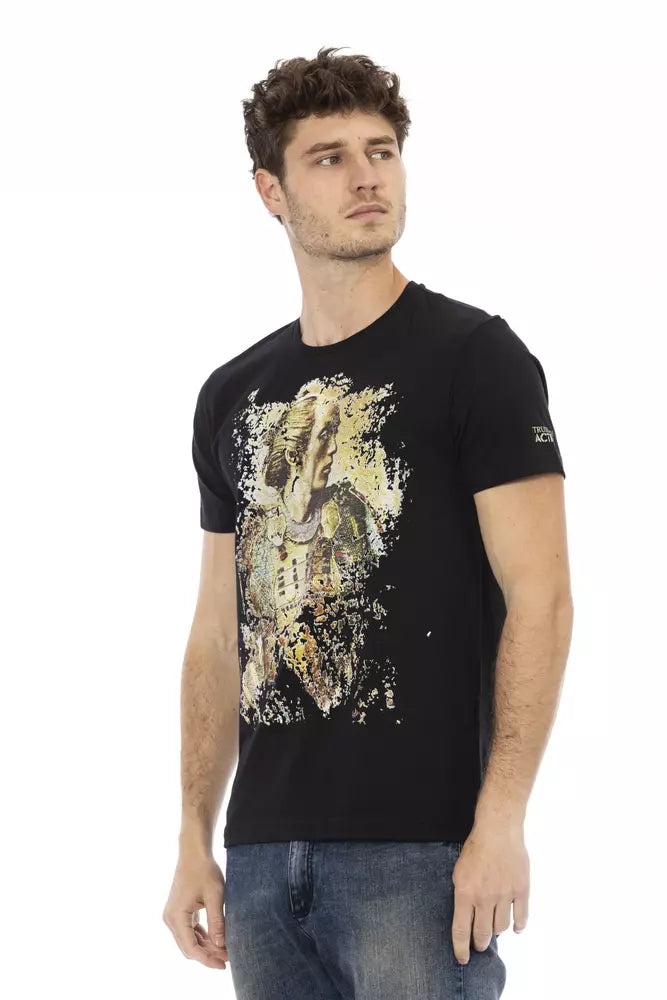 T-shirt en coton noir