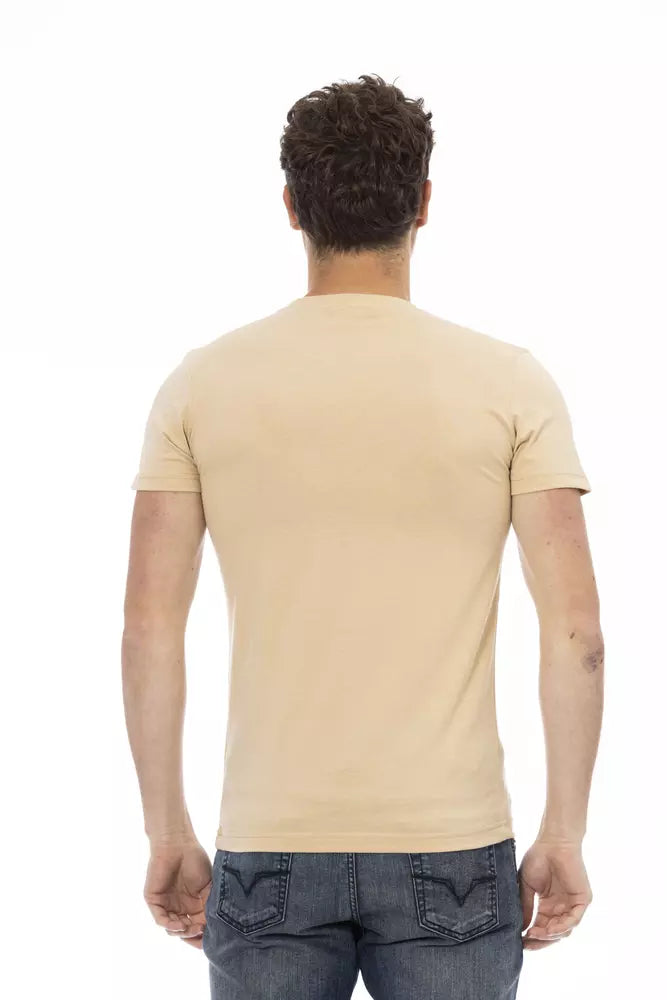 T-shirt en coton beige