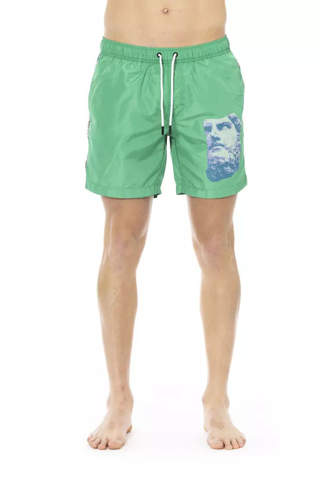 Maillots de bain en polyester vert