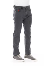 Jean et pantalon en coton gris