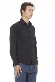 Chemise en coton noir