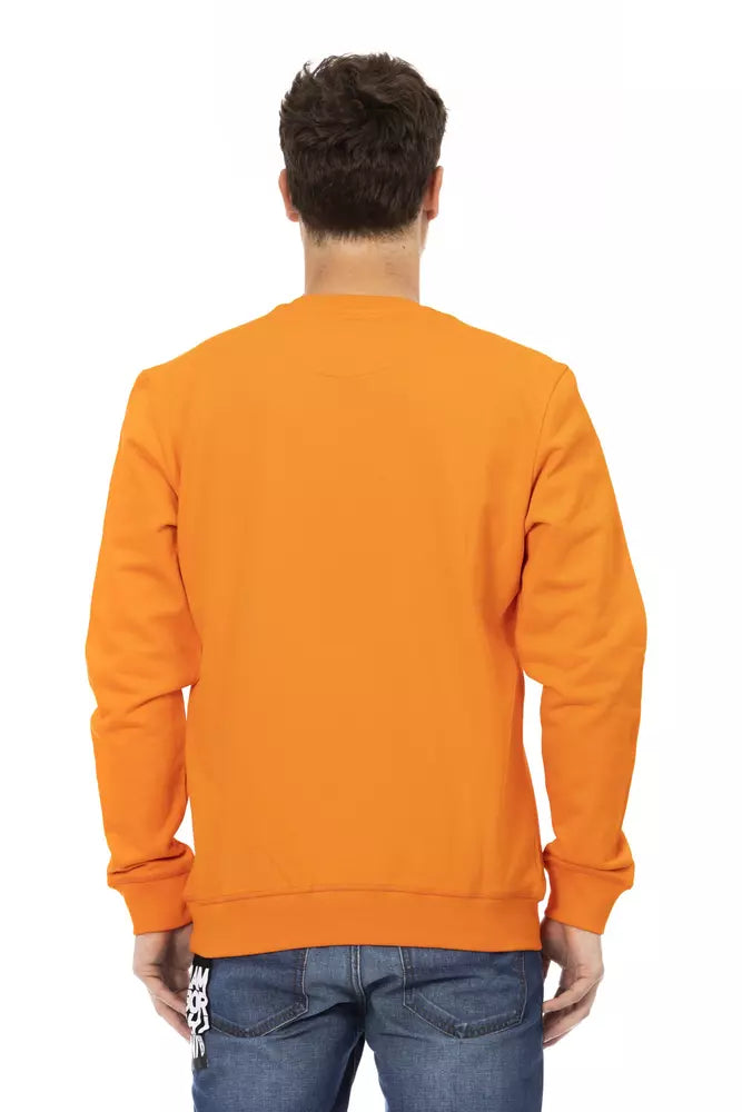 Pull en coton orange