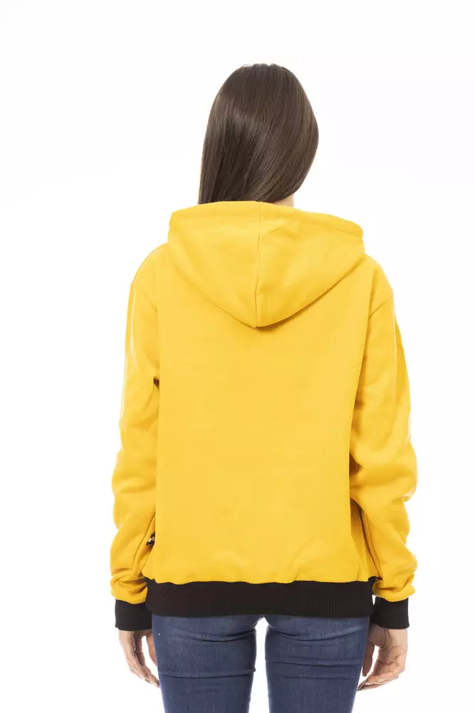 Pull en coton jaune