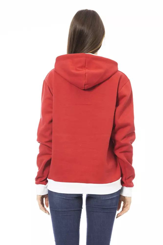 Pull en coton rouge