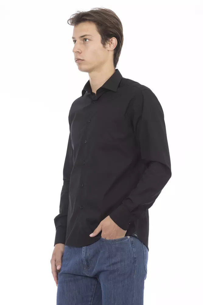 Chemise en coton noir