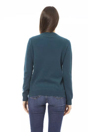 Green Wool Women Sweater