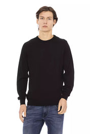 Pull en tissu noir