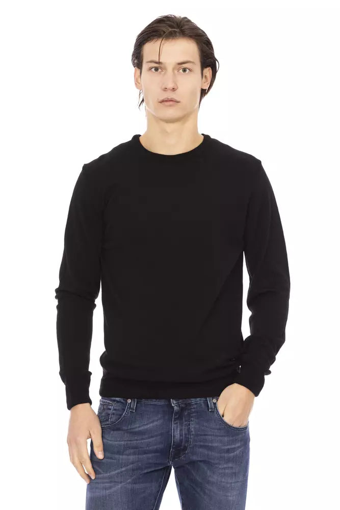 Pull en tissu noir