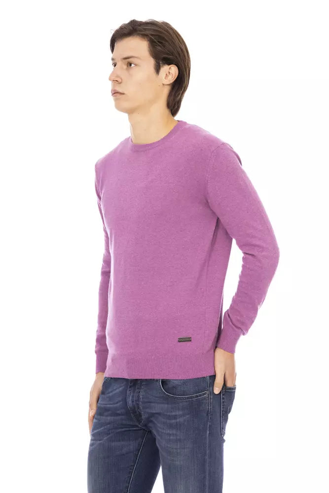 Pull en laine violet