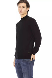 Pull en tissu noir