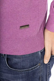 Pull en laine violet