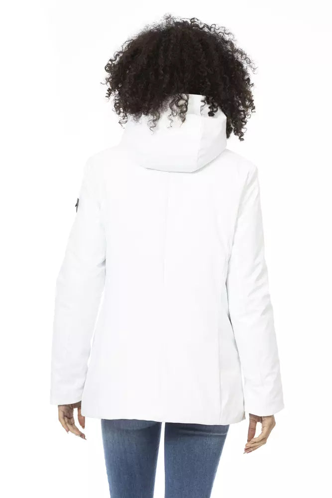 Vestes et manteaux en polyester blanc