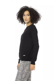 Black Wool Women Sweater